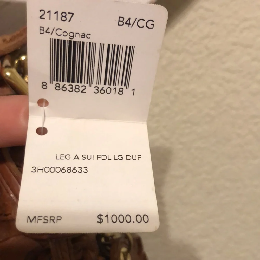 Anna Sui x Coach Fleur de Lis Duffel Sac LE Bag - Picture 12 of 14